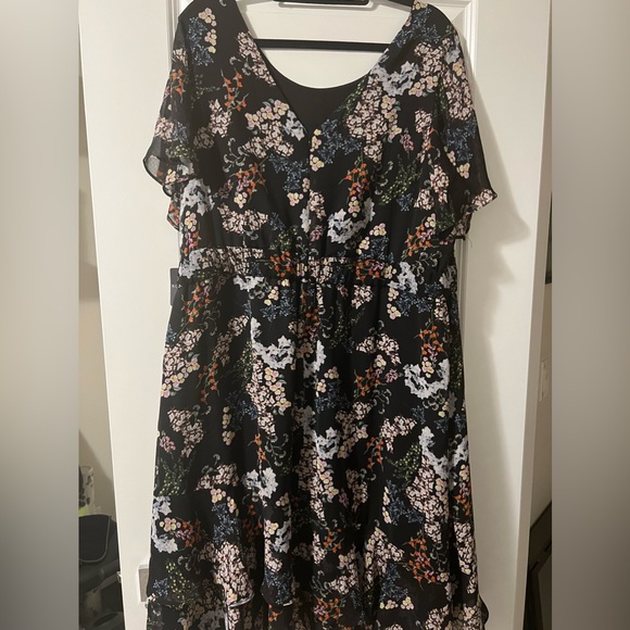 Rachel Roy Floral Ruffle Dress - Picture 4 of 8